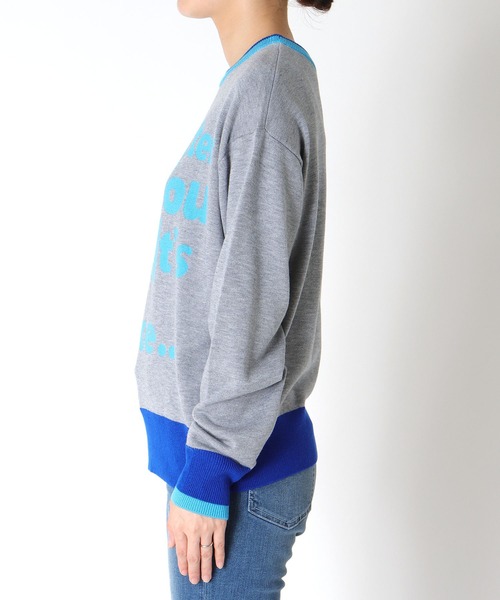 Cepica（セピカ）の「2Wayロゴニット（ニット/セーター・レディース・グレー/ネイビー・FREE）」の20枚目の写真
