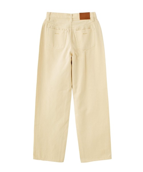MILKFED.（ミルクフェド）の「MILKFED. EMBROIDERED DENIM PANTS（デニムパンツ・レディース・オフホワイト/ライトブルー/ブラック・M/S）」の8枚目の写真