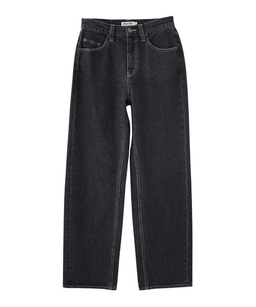 MILKFED.（ミルクフェド）の「MILKFED. EMBROIDERED DENIM PANTS（デニムパンツ・レディース・オフホワイト/ライトブルー/ブラック・M/S）」の9枚目の写真