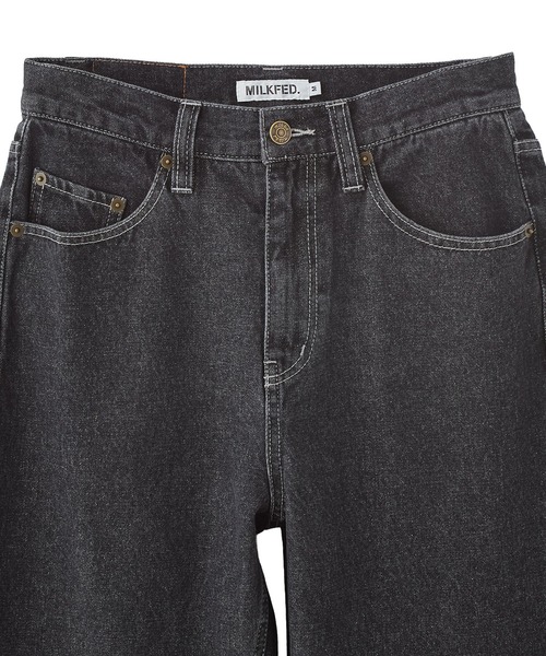 MILKFED.（ミルクフェド）の「MILKFED. EMBROIDERED DENIM PANTS（デニムパンツ・レディース・オフホワイト/ライトブルー/ブラック・M/S）」の11枚目の写真