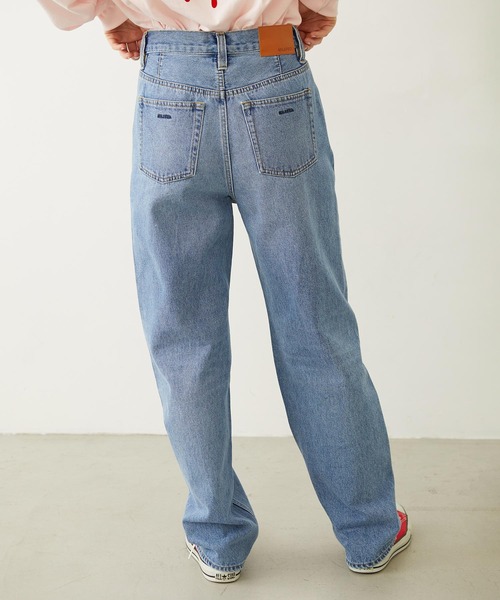 MILKFED.（ミルクフェド）の「MILKFED. EMBROIDERED DENIM PANTS（デニムパンツ・レディース・オフホワイト/ライトブルー/ブラック・M/S）」の19枚目の写真