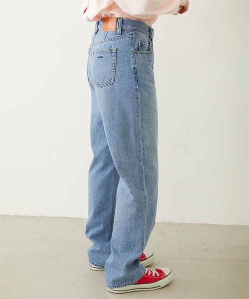 MILKFED.（ミルクフェド）の「MILKFED. EMBROIDERED DENIM PANTS（デニムパンツ・レディース・オフホワイト/ライトブルー/ブラック・M/S）」の20枚目の写真