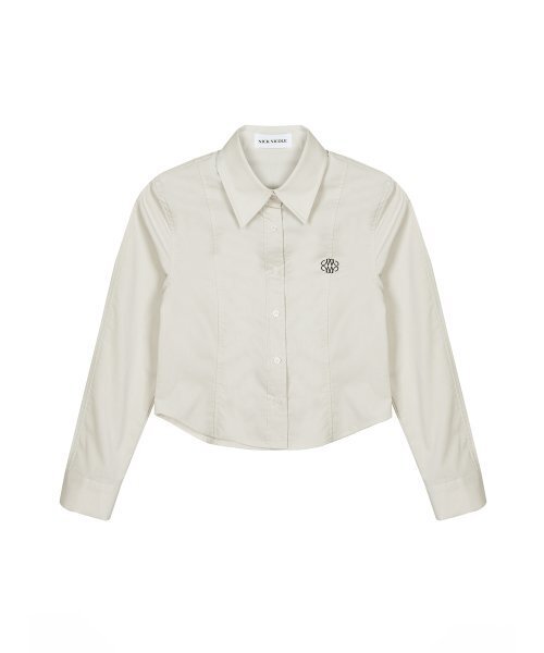 NICK&NICOLE(ニックアンドニコール)の「MINIMAL PINTUCK WRINKLE FREE SHIRT_BEIGE(シャツ/ブラウス・レディース・その他・MEDIUM/LARGE)」の5枚目の写真