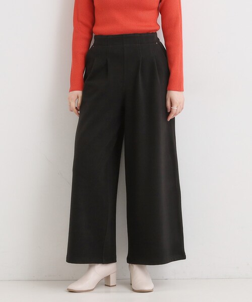 DRESKIP(ドレスキップ)の「【着丈選べる/きっと虜になる】あったかもちもち ワイドパンツ(その他パンツ・レディース・ブラウン系/ブラック/オフホワイト/ブルー/チャコールグレー・40/02/01/36/04/03/38/42)」の16枚目の写真