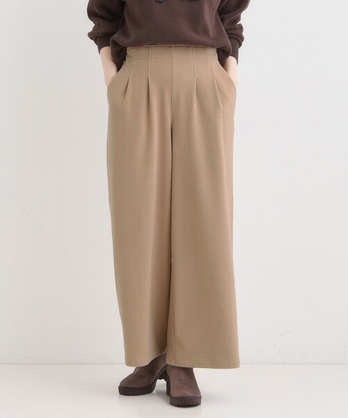 DRESKIP(ドレスキップ)の「【着丈選べる/きっと虜になる】あったかもちもち ワイドパンツ(その他パンツ・レディース・ブラウン系/ブラック/オフホワイト/ブルー/チャコールグレー・40/02/01/36/04/03/38/42)」の11枚目の写真