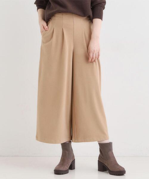 DRESKIP(ドレスキップ)の「【着丈選べる/きっと虜になる】あったかもちもち ワイドパンツ(その他パンツ・レディース・ブラウン系/ブラック/オフホワイト/ブルー/チャコールグレー・40/02/01/36/04/03/38/42)」の14枚目の写真