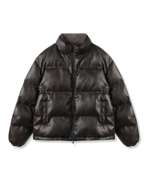 AVANDRESS(アバンドレス )の「Vintage Art Leather Over-fit Puffer BROWN(ダウンジャケット/コート・レディース・ブラウン・FREE)」の4枚目の写真