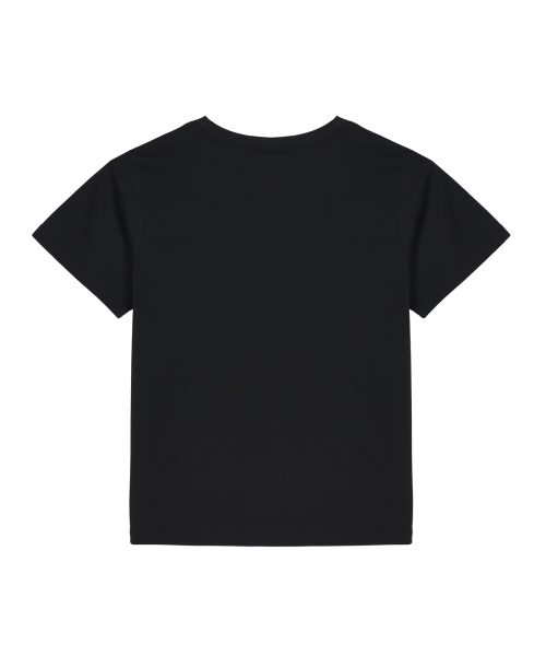 NICK&NICOLE(ニックアンドニコール)の「NICOLE ROSE LETTERING SLIM TOP_BLACK WHITE(Tシャツ/カットソー・レディース・その他・FREE)」の2枚目の写真