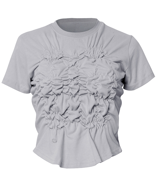 FLAREUP(フレアアップ)の「Cloud T-Shirt (FL-163_Gray)(Tシャツ/カットソー・レディース・グレー・1/2)」の1枚目の写真
