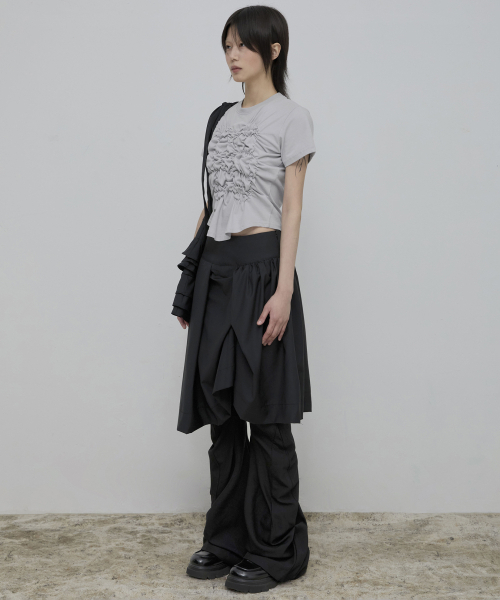 FLAREUP(フレアアップ)の「Cloud T-Shirt (FL-163_Gray)(Tシャツ/カットソー・レディース・グレー・1/2)」の7枚目の写真