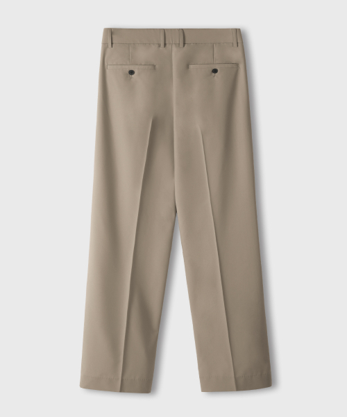 LEMAIN SECOND（リメインセカンド）の「ONE-TUCK SEMI WIDE HIDDEN BANDING SLACKS [BEIGE]（スラックス・メンズ・その他・LARGE/X-LARGE/XX-LARGE/XXX-LARGE/SMALL/MEDIUM）」の5枚目の写真