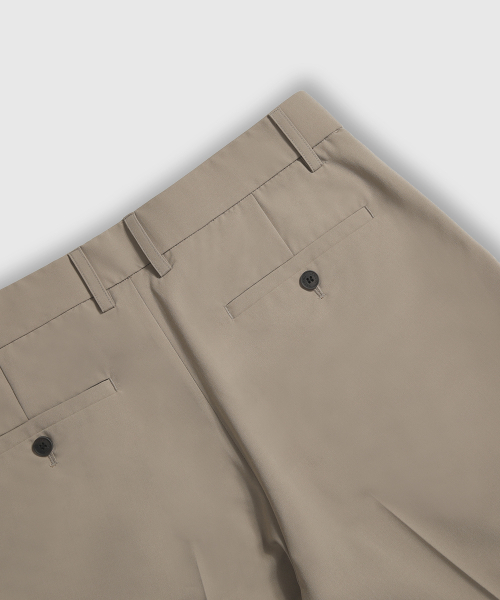 LEMAIN SECOND（リメインセカンド）の「ONE-TUCK SEMI WIDE HIDDEN BANDING SLACKS [BEIGE]（スラックス・メンズ・その他・LARGE/X-LARGE/XX-LARGE/XXX-LARGE/SMALL/MEDIUM）」の8枚目の写真