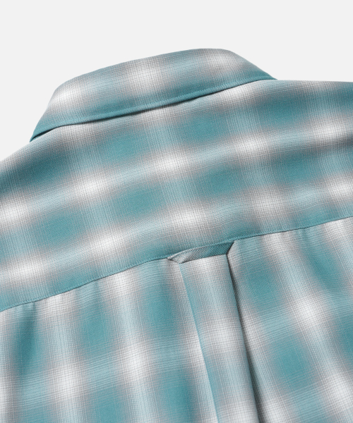 FRIZMWORKS(フリズムワークス)の「OMBRE CHECK RELAXED HALF SHIRT _ MINT(シャツ/ブラウス・メンズ・その他・MEDIUM/LARGE/X-LARGE)」の6枚目の写真