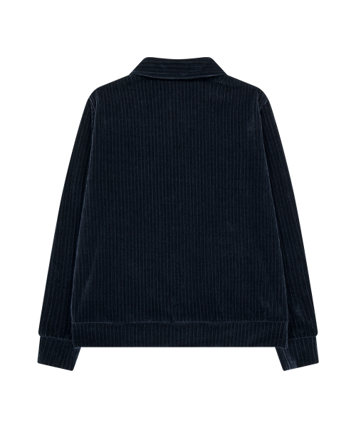 IUGAMAKARAS(イウガマカラス)の「Velour Collar Zip-Up Jacket (Navy)(その他アウター・レディース・その他・1/2)」の10枚目の写真