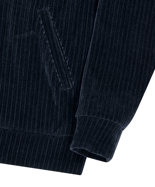 IUGAMAKARAS(イウガマカラス)の「Velour Collar Zip-Up Jacket (Navy)(その他アウター・レディース・その他・1/2)」の12枚目の写真