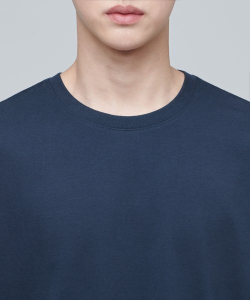 MUSINSA STANDARD（ムシンサスタンダード）の「[クールタンダード] リラックスフィットクルーネックTシャツ [ターコイズ]（Tシャツ/カットソー・メンズ・その他・SMALL/MEDIUM/LARGE/X-LARGE/XX-LARGE/XXX-LARGE）」の5枚目の写真