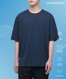 [クールタンダード] リラックスフィットクルーネックTシャツ [ターコイズ]