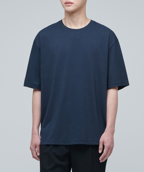 MUSINSA STANDARD（ムシンサスタンダード）の「[クールタンダード] リラックスフィットクルーネックTシャツ [ターコイズ]（Tシャツ/カットソー・メンズ・その他・SMALL/MEDIUM/LARGE/X-LARGE/XX-LARGE/XXX-LARGE）」の2枚目の写真