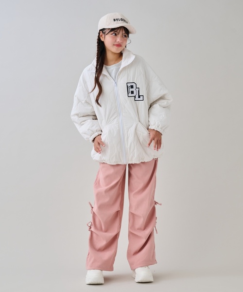 by LOVEiT（バイラビット）の「モンスターキルティングコート（ブルゾン・キッズ・オフホワイト/ブルー/ブラック・140cm/120cm/130cm/150cm/160cm）」の7枚目の写真