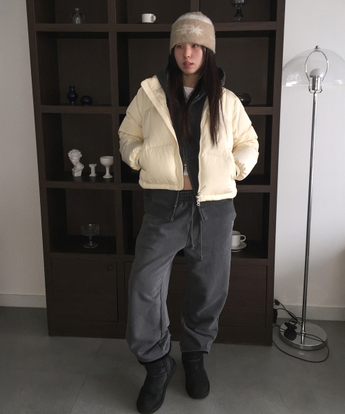Wacky WiLLy(ワッキーウィリー)の「ウィメンズダッキーグロシーダウンショートパファーイエロー(ダウンジャケット/コート・レディース・その他・SMALL)」の2枚目の写真