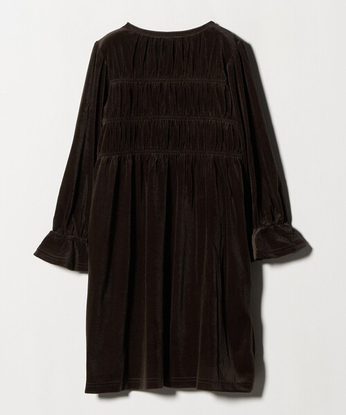 green label relaxing(グリーンレーベルリラクシング)の「シャーリング ワンピース / キッズ 110cm-160cm(ワンピース・キッズ・ダークブラウン/ケリーグリーン・110cm/160cm/120cm/130cm/150cm/140cm)」の17枚目の写真