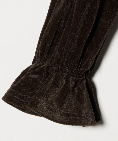 green label relaxing(グリーンレーベルリラクシング)の「シャーリング ワンピース / キッズ 110cm-160cm(ワンピース・キッズ・ダークブラウン/ケリーグリーン・110cm/160cm/120cm/130cm/150cm/140cm)」の19枚目の写真