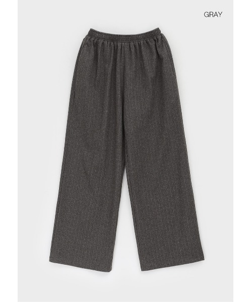 BLACKUP（ブラックアップ）の「[MADE] アボネストライプバンディングパンツ（スラックス・レディース・グレー/チャコール・FREE）」の17枚目の写真