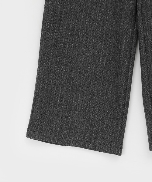 BLACKUP（ブラックアップ）の「[MADE] アボネストライプバンディングパンツ（スラックス・レディース・グレー/チャコール・FREE）」の21枚目の写真