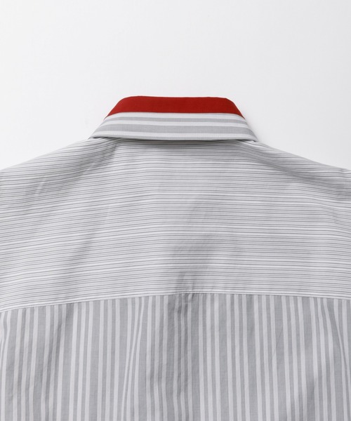 beautiful people（ビューティフルピープル）の「finx cotton stripe   fan shape shirts（スウェットパンツ・レディース・グレー・38）」の13枚目の写真