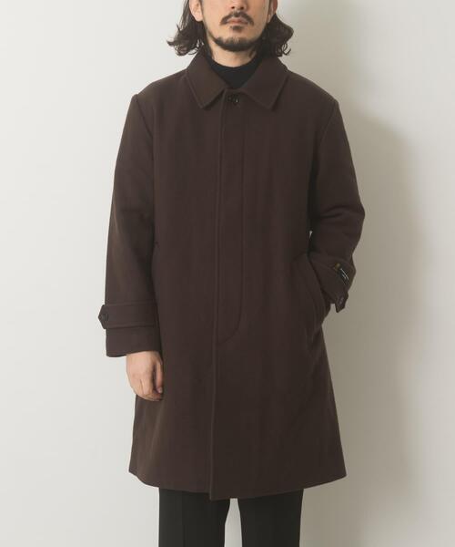 ITEMS URBANRESEARCH(アイテムズ アーバンリサーチ)の「尾州ウール バルマカンコート(その他アウター・メンズ・ブラック/ブラウン/ネイビー・LARGE/MEDIUM)」の9枚目の写真