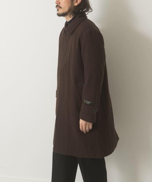 ITEMS URBANRESEARCH（アイテムズ アーバンリサーチ）の「尾州ウール バルマカンコート（その他アウター・メンズ・ブラック/ブラウン/ネイビー・LARGE/MEDIUM）」の5枚目の写真
