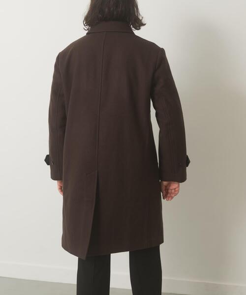 ITEMS URBANRESEARCH（アイテムズ アーバンリサーチ）の「尾州ウール バルマカンコート（その他アウター・メンズ・ブラック/ブラウン/ネイビー・LARGE/MEDIUM）」の7枚目の写真