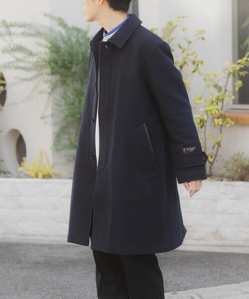 ITEMS URBANRESEARCH（アイテムズ アーバンリサーチ）の「尾州ウール バルマカンコート（その他アウター・メンズ・ブラック/ブラウン/ネイビー・LARGE/MEDIUM）」の11枚目の写真