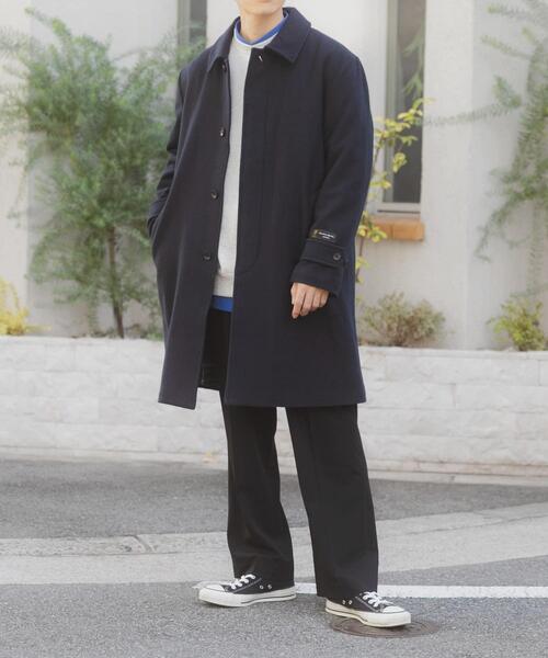 ITEMS URBANRESEARCH（アイテムズ アーバンリサーチ）の「尾州ウール バルマカンコート（その他アウター・メンズ・ブラック/ブラウン/ネイビー・LARGE/MEDIUM）」の13枚目の写真