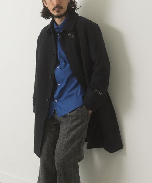 ITEMS URBANRESEARCH（アイテムズ アーバンリサーチ）の「尾州ウール バルマカンコート（その他アウター・メンズ・ブラック/ブラウン/ネイビー・LARGE/MEDIUM）」の15枚目の写真