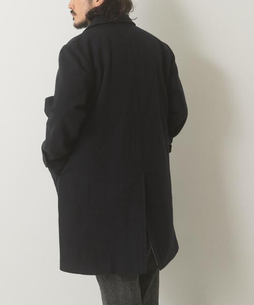 ITEMS URBANRESEARCH（アイテムズ アーバンリサーチ）の「尾州ウール バルマカンコート（その他アウター・メンズ・ブラック/ブラウン/ネイビー・LARGE/MEDIUM）」の17枚目の写真
