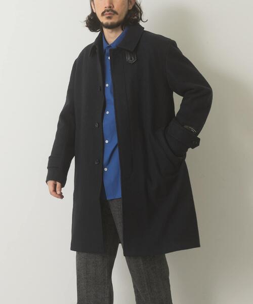 ITEMS URBANRESEARCH（アイテムズ アーバンリサーチ）の「尾州ウール バルマカンコート（その他アウター・メンズ・ブラック/ブラウン/ネイビー・LARGE/MEDIUM）」の18枚目の写真