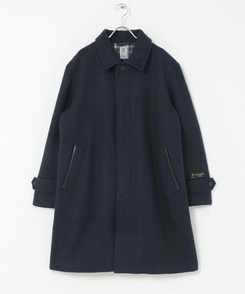 ITEMS URBANRESEARCH（アイテムズ アーバンリサーチ）の「尾州ウール バルマカンコート（その他アウター・メンズ・ブラック/ブラウン/ネイビー・LARGE/MEDIUM）」の20枚目の写真