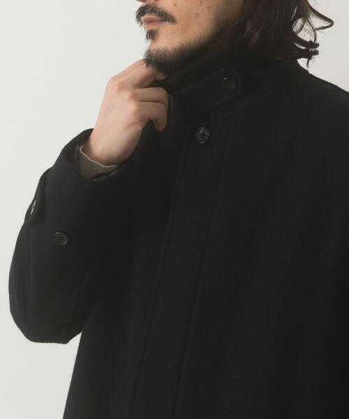 ITEMS URBANRESEARCH（アイテムズ アーバンリサーチ）の「尾州ウール バルマカンコート（その他アウター・メンズ・ブラック/ブラウン/ネイビー・LARGE/MEDIUM）」の4枚目の写真