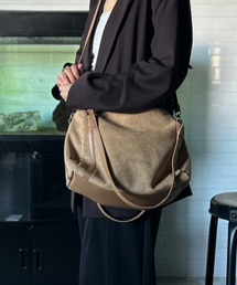 Kotoe（コトエ）の「【2WAY】フェイクスエード ボストン ショルダーバッグ（ボストンバッグ）」