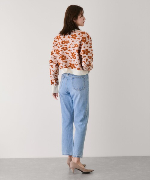 Jayro（ジャイロ）の「モール花柄ショートカーディガン（カーディガン/ボレロ・レディース・グレー/ホワイト系その他3/ダークブラウン・M）」の16枚目の写真