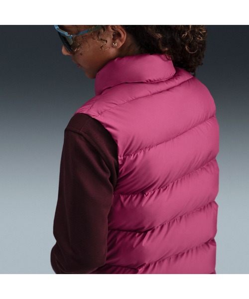 NIKE（ナイキ）の「ナイキ NIKE ナイキ YTH NSW TF ADP パファー ベスト（ダウンベスト・キッズ・ピンク/ブラック・130cm/140cm/150cm/160cm）」の9枚目の写真
