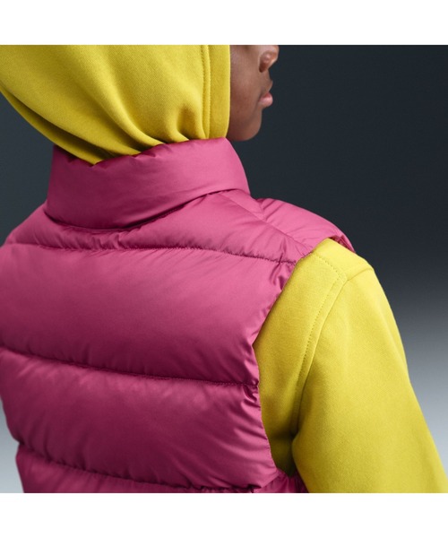 NIKE（ナイキ）の「ナイキ NIKE ナイキ YTH NSW TF ADP パファー ベスト（ダウンベスト・キッズ・ピンク/ブラック・130cm/140cm/150cm/160cm）」の13枚目の写真