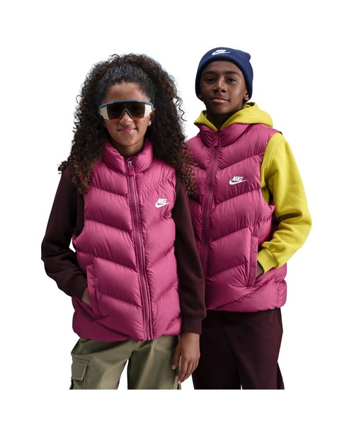 NIKE（ナイキ）の「ナイキ NIKE ナイキ YTH NSW TF ADP パファー ベスト（ダウンベスト・キッズ・ピンク/ブラック・130cm/140cm/150cm/160cm）」の14枚目の写真