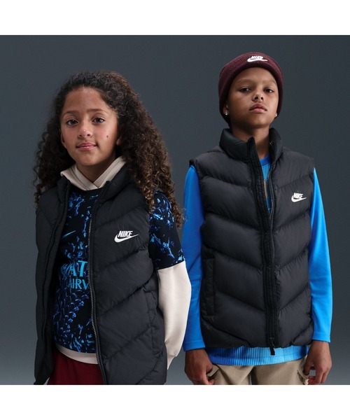 NIKE（ナイキ）の「ナイキ NIKE ナイキ YTH NSW TF ADP パファー ベスト（ダウンベスト・キッズ・ピンク/ブラック・130cm/140cm/150cm/160cm）」の6枚目の写真