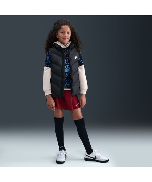 NIKE（ナイキ）の「ナイキ NIKE ナイキ YTH NSW TF ADP パファー ベスト（ダウンベスト・キッズ・ピンク/ブラック・130cm/140cm/150cm/160cm）」の7枚目の写真