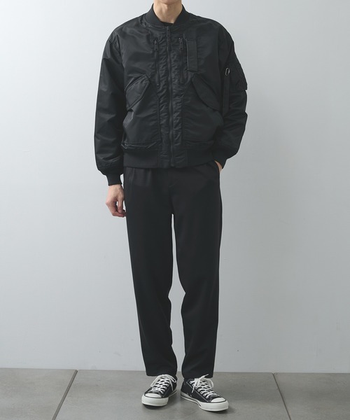 WHITE MOUNTAINEERING（ホワイトマウンテニアリング）の「【White Mountaineering/ホワイトマウンテニアリング】WM×ALPHA INDUSTRIES MA-1 JKT（MA-1・メンズ・ブラック・M/L/XL）」の8枚目の写真