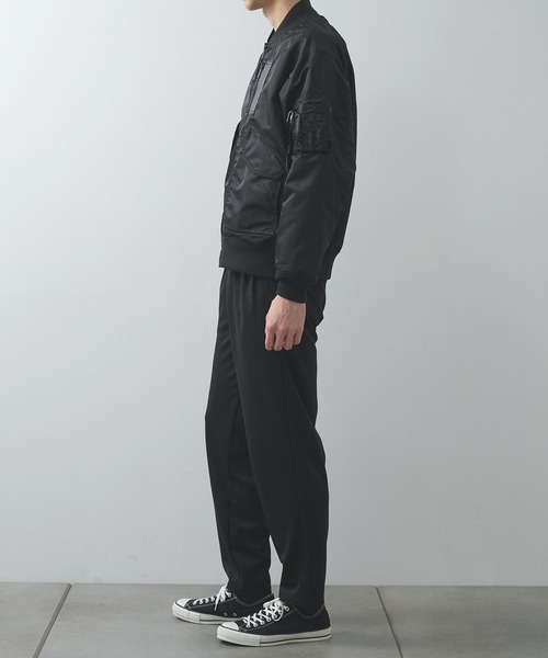 WHITE MOUNTAINEERING（ホワイトマウンテニアリング）の「【White Mountaineering/ホワイトマウンテニアリング】WM×ALPHA INDUSTRIES MA-1 JKT（MA-1・メンズ・ブラック・M/L/XL）」の9枚目の写真