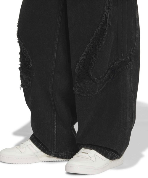 adidas(アディダス)の「adidas TG WIDE DENIM PANTS / アディダス チームガイスト ワイド D パンツ(デニムパンツ・メンズ・ブラック・24inch/25inch/26inch/30inch/32inch/34inch/36inch)」の6枚目の写真