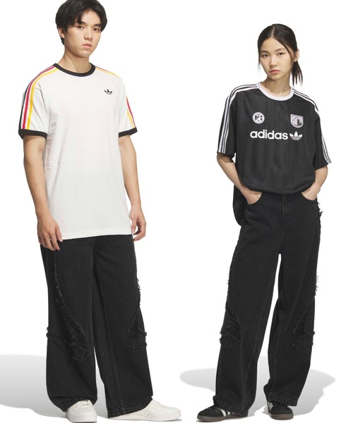 adidas(アディダス)の「adidas TG WIDE DENIM PANTS / アディダス チームガイスト ワイド D パンツ(デニムパンツ・メンズ・ブラック・24inch/25inch/26inch/30inch/32inch/34inch/36inch)」の11枚目の写真